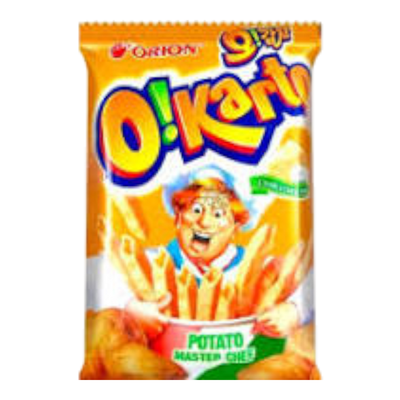 ORION O!Karto Potato Chips - Cream & Cheese Flavour 50g