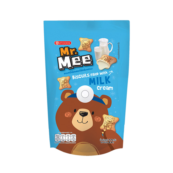 MR.MEE Biscuit Filled with Cream - Milk 22g