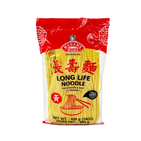 MADAME WONG Long Life Noodle (အဝါ) 400g (ဘူးခွံ 50)