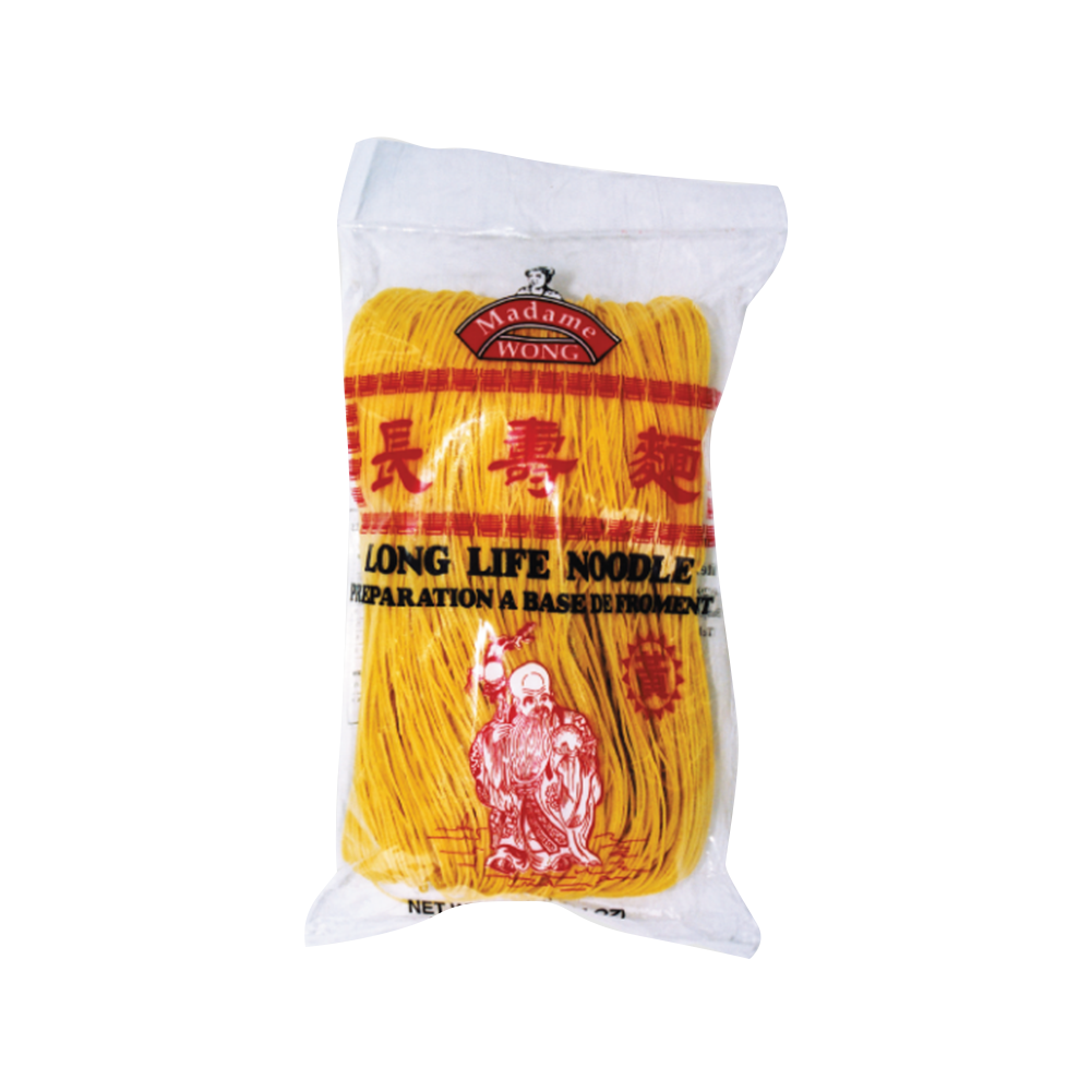 MADAME WONG Long Life Noodle (Turmeric Color) 400g (Case 50)