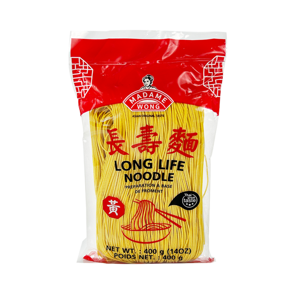 MADAME WONG Long Life Noodle (Kulay ng Turmeric) 400g