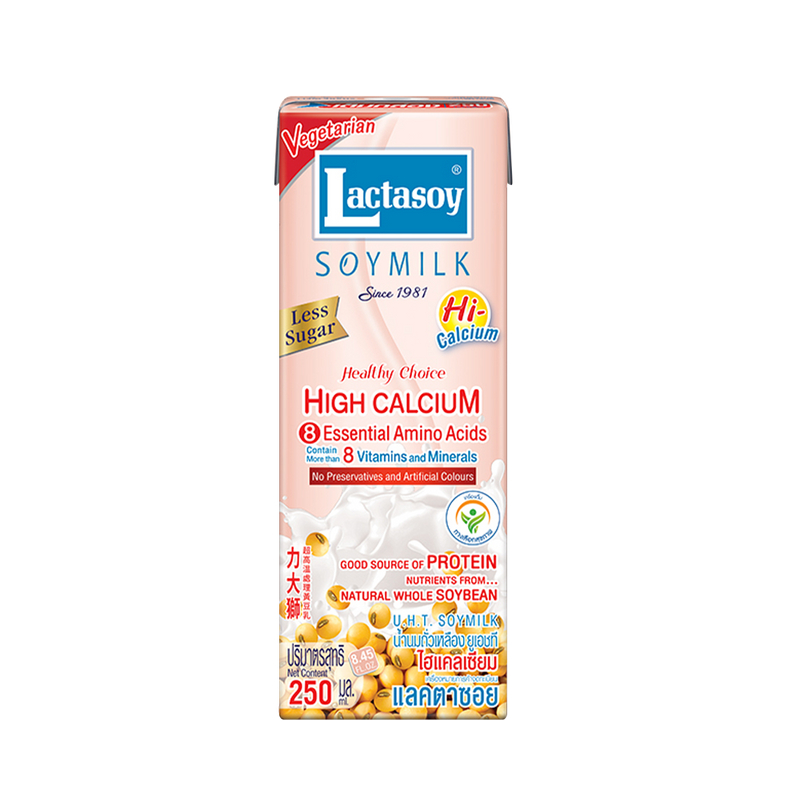 LACTASOY Soy Milk High Calcium 250ml (Case 36)