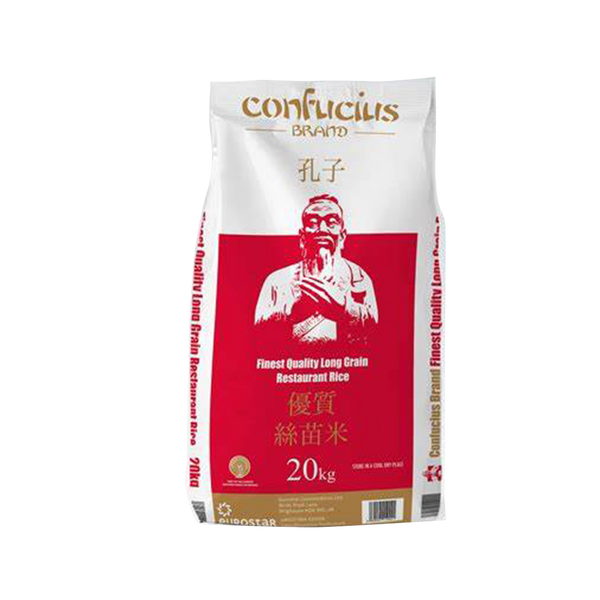 CONFUCIUS Finest Quanlity Long Grain Restaurant Rice 20kg