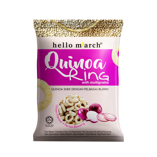 HELLO M'ARCH Quinoa Ring - Onion Flavour 75g