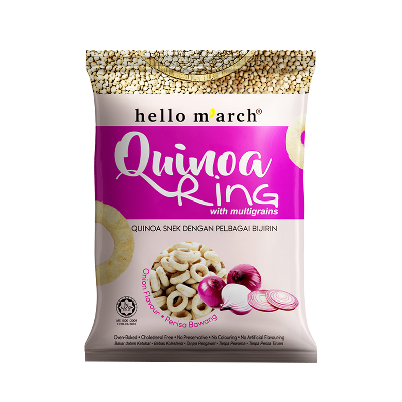 HELLO M'ARCH Quinoa Ring - Onion Flavour 75g