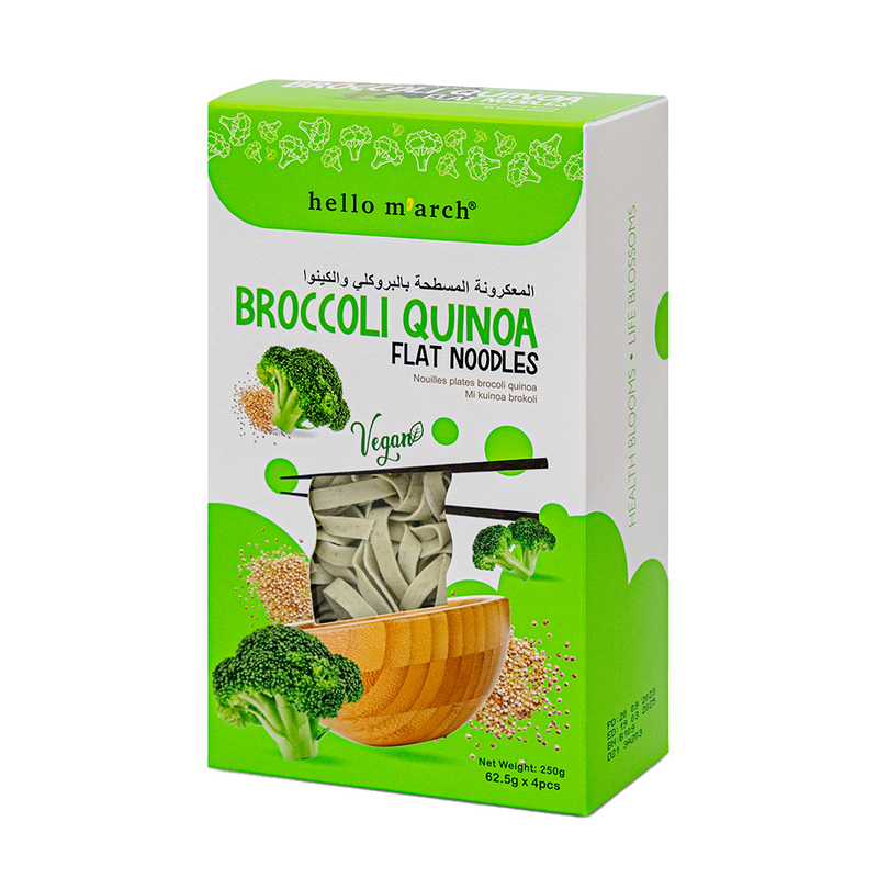 HELLO M'ARCH Broccoli Quinoa Flat Noodles 250g