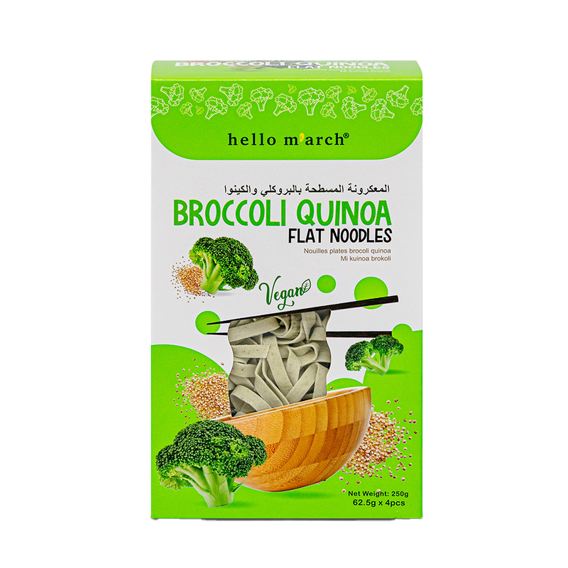 HELLO M'ARCH Broccoli Quinoa Flat Noodles 250g