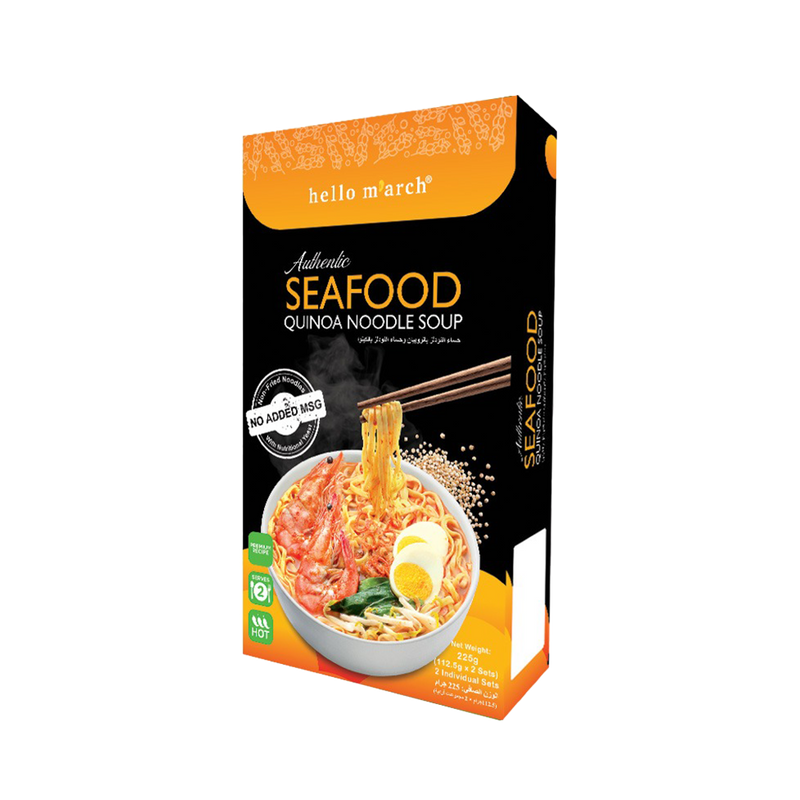 HELLO M'ARCH Authentic Seafood Quinoa Noodle Soup 225g