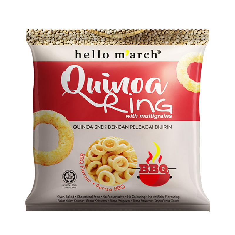 HELLO M'ARCH Quinoa Ring - BBQ Flavour 30g