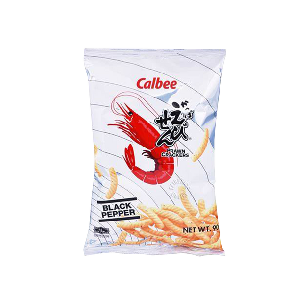 CALBEE Prawn Crackers Black Pepper 90g