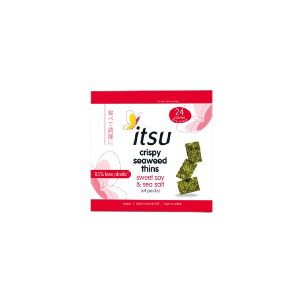 ITSU Seaweed Thins Sweet Soy & Sea Salt Multipack (4pcs) 20g