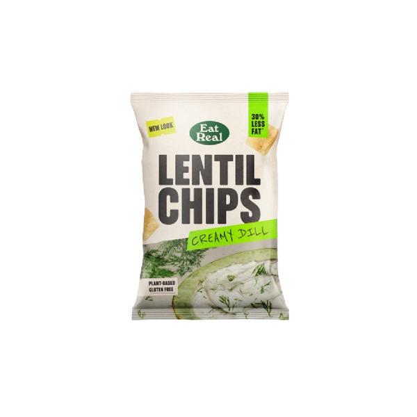 EAT REAL Lentil Chips Creamy Dill 95g