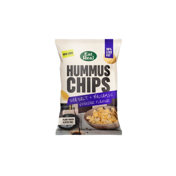 EAT REAL Hummus Chips Sea Salt & Balsamic Vinegar 110g