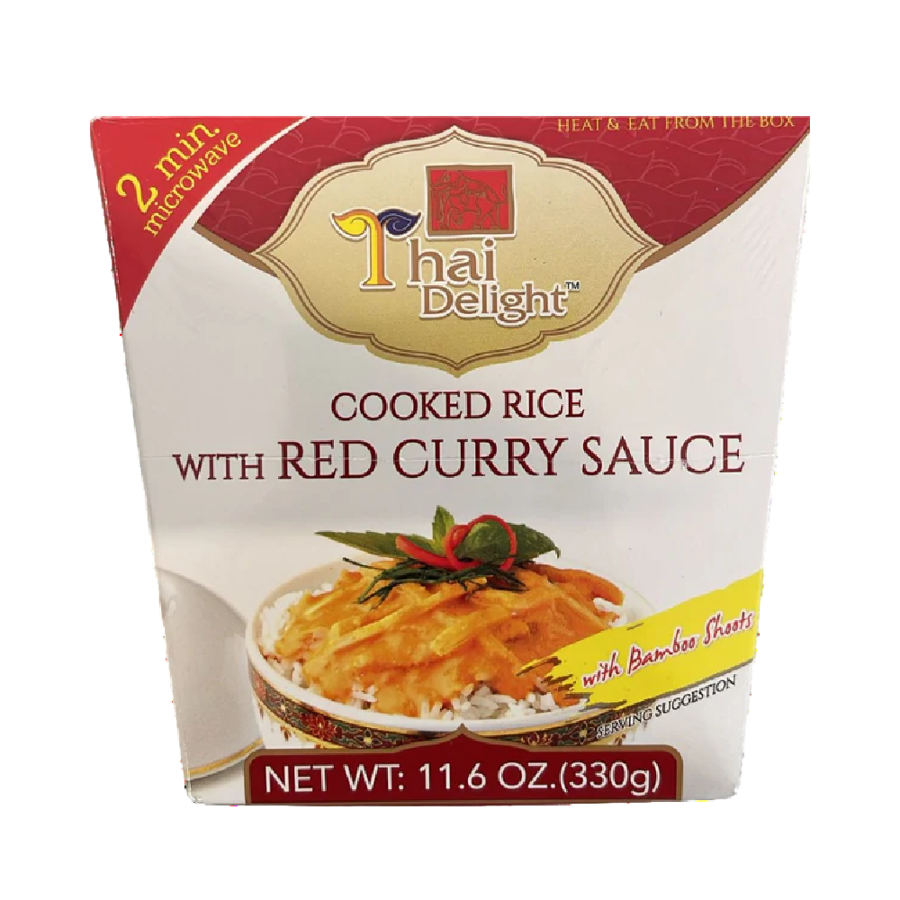 Delight Rice Bag THAI DELIGHT Rice With Red Curry Sauce 330g