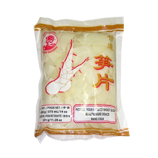 COCK BRAND Pickled Sour Bamboo Shoot Slice 400g (Case 30)