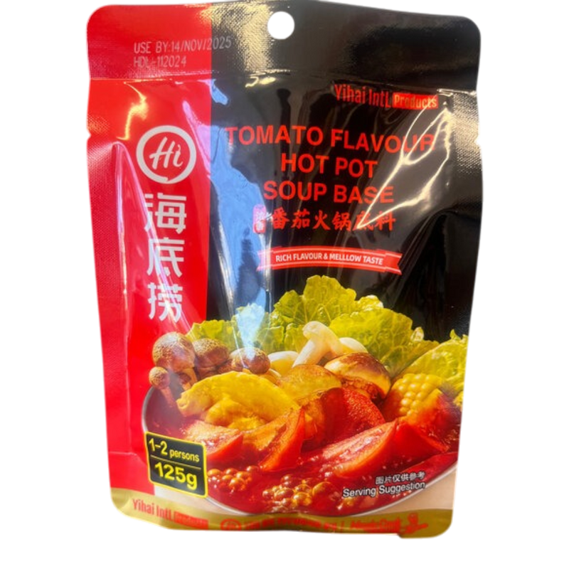 HAIDILAO Hotpot Base - Tomato 125g (Case 40)