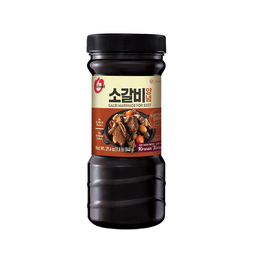 DAESANG O'FOOD Korean BBQ Beef Rib Sauce 840g