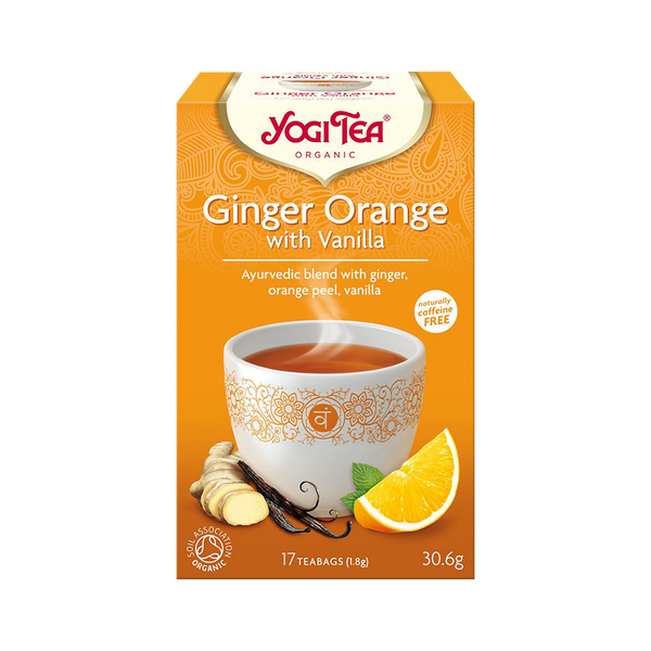 YOGI TEA Ginger Orange &amp; Vanilla ၁၇ အိတ်