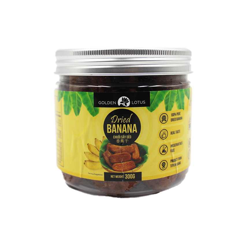 GOLDEN LOTUS Dried Banana 300g