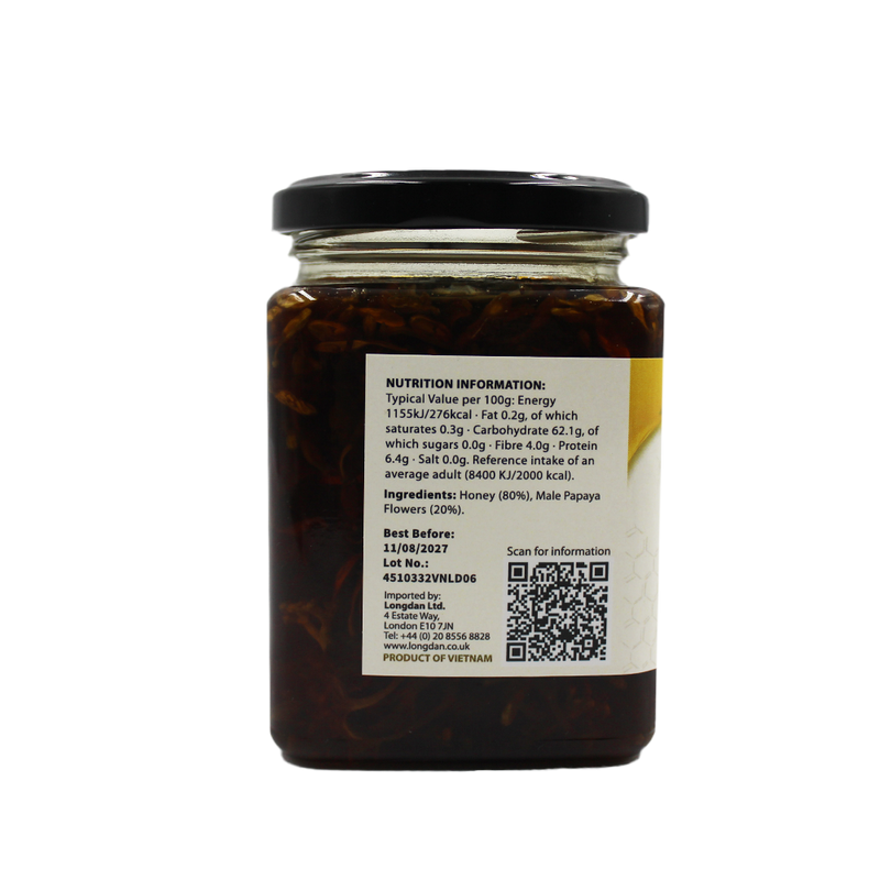 GOLDEN LOTUS Male Papaya Flowers With Honey 450g