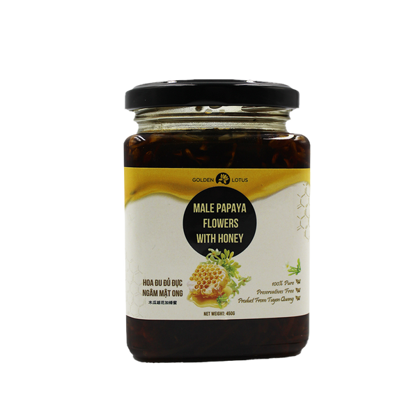 GOLDEN LOTUS Male Papaya Flowers With Honey 450g