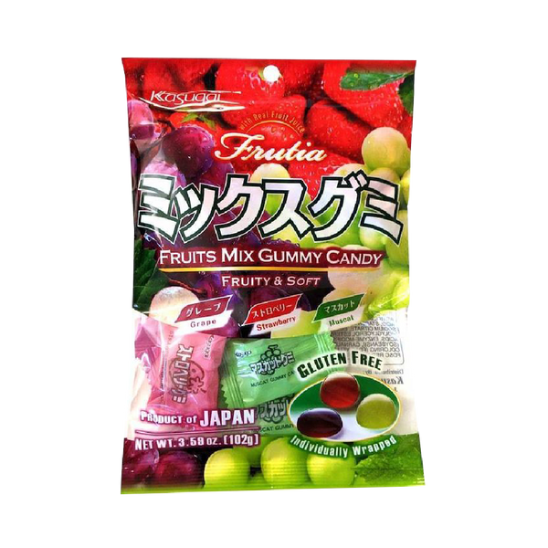 KASUGAI Fruits Gummy Candy Mix 102g (TikTok)