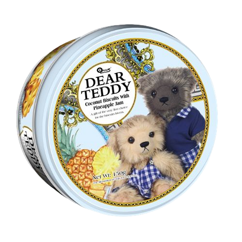 DEAR TEDDY Coconut Biscuits with Pineapple Jam 150g