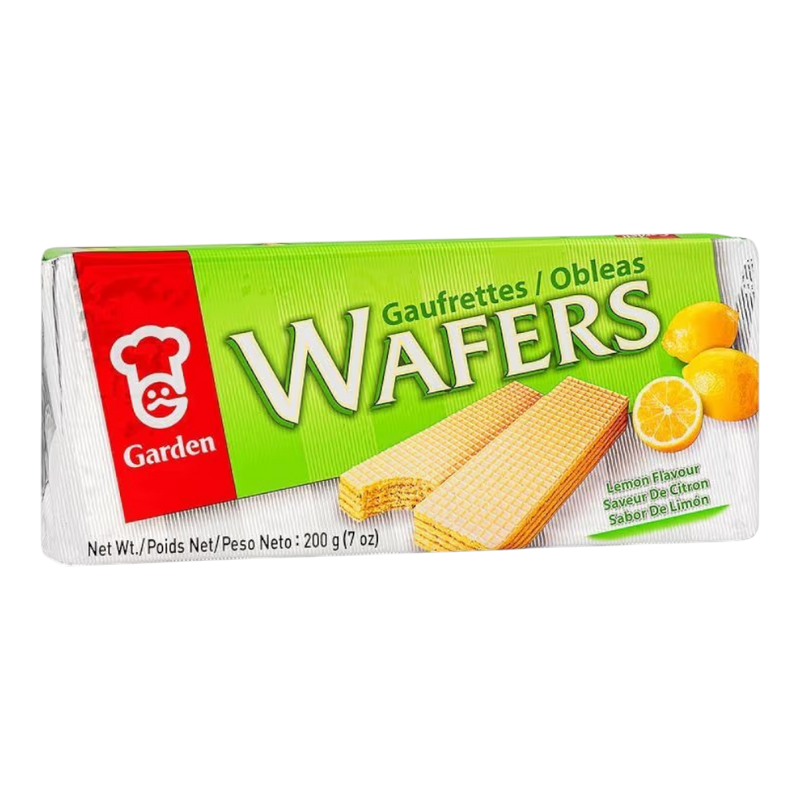 GARDEN Cream Wafers Lemon 200g