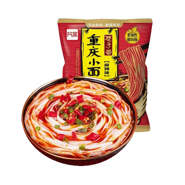 BAI JIA A-KUAN Chongqing Bag Noodles - Spicy Flavour 100g