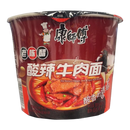 MASTER KONG Instant Noodles- Hot & Sour Artificial Beef Flavour (Bowl) 122g (Case 12)