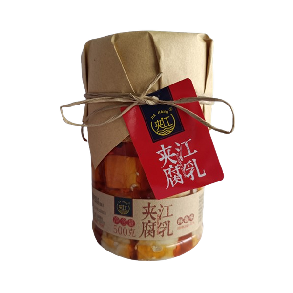 JIAJIANG Fermented Bean Curd Light Spicy Flavour 500g