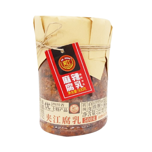 JIAJIANG Fermented Bean Curd Spicy Flavour 500g