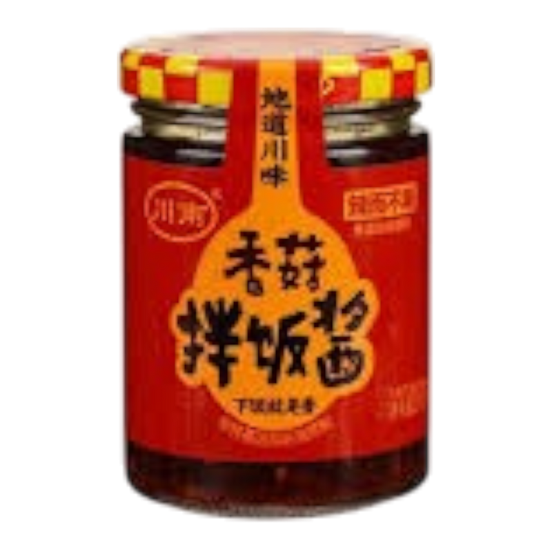 CHUANNAN Chili Sauce with Mushroom 210g (Case 12)