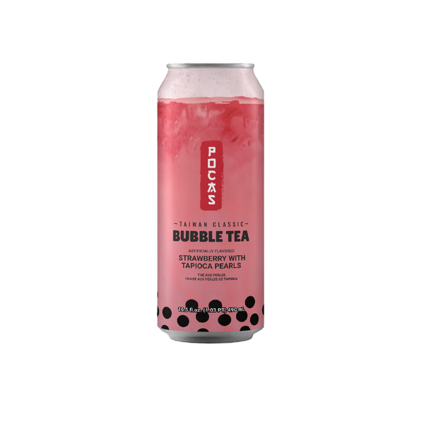 POCAS Bubble Tea - Strawberry 490ml