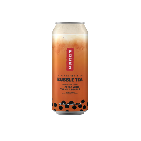 POCAS Bubble Tea - Thai Tea 490ml