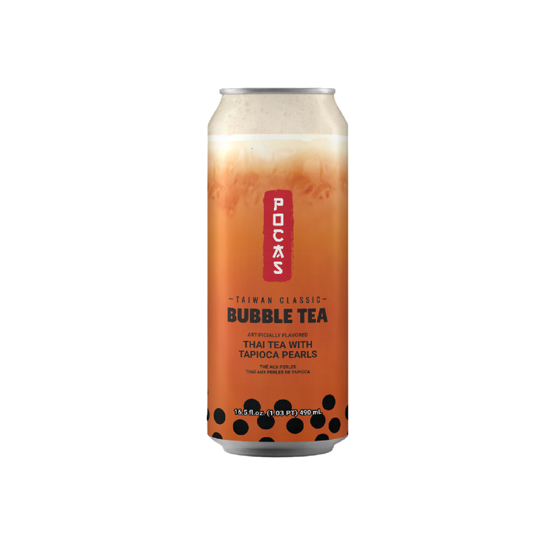 POCAS Bubble Tea - Thai Tea 490ml