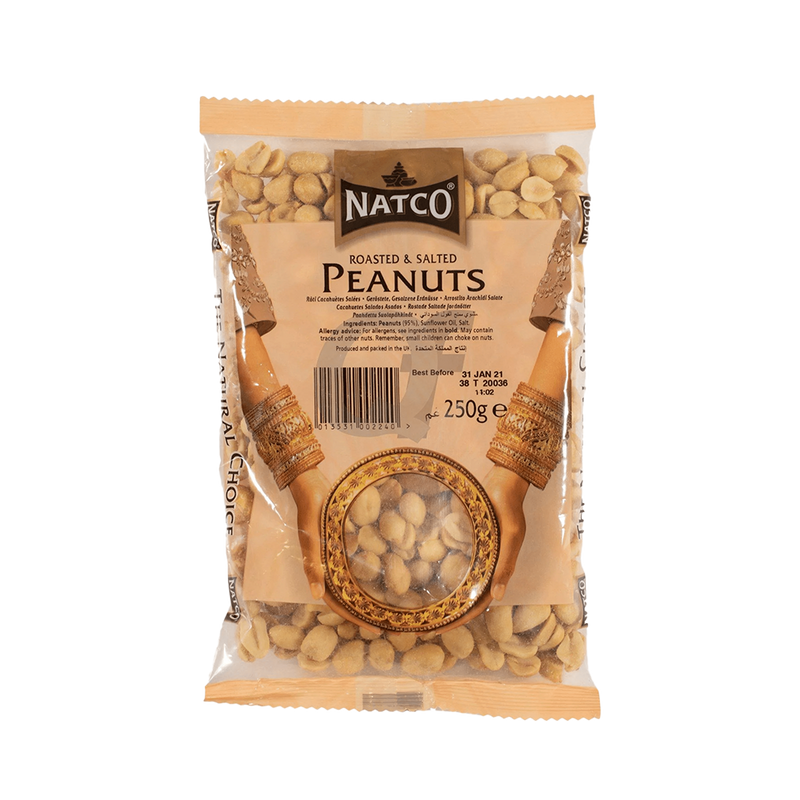 NATCO Roasted & Salted Peanuts 250g