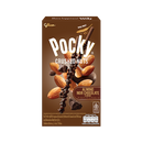 GLICO POCKY Crushed Nuts - Almond Noir Chocolate 25g (Case 60)