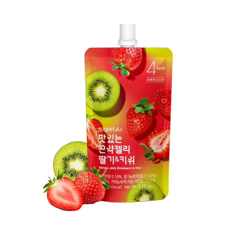 SUGARLOLO Konjac Jelly Strawberry & Kiwi 150g