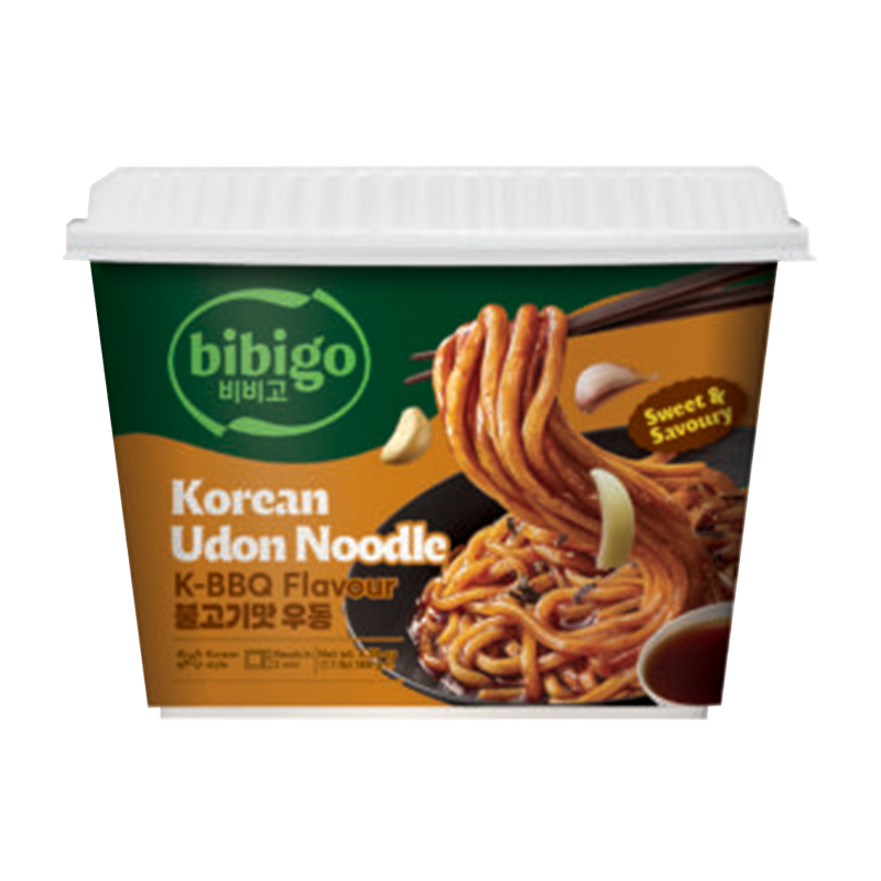 CJ BIBIGO Udon Noodle Korean BBQ Flavour 187g