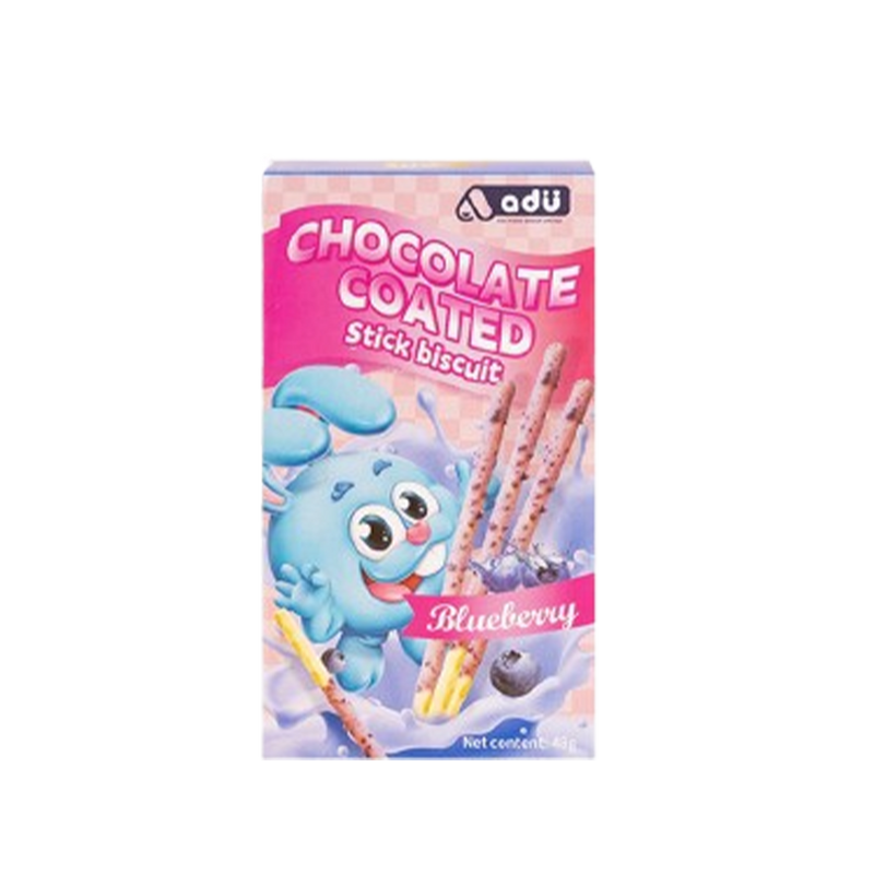 ADU Biscuit Sticks Blueberry Flavour 48g