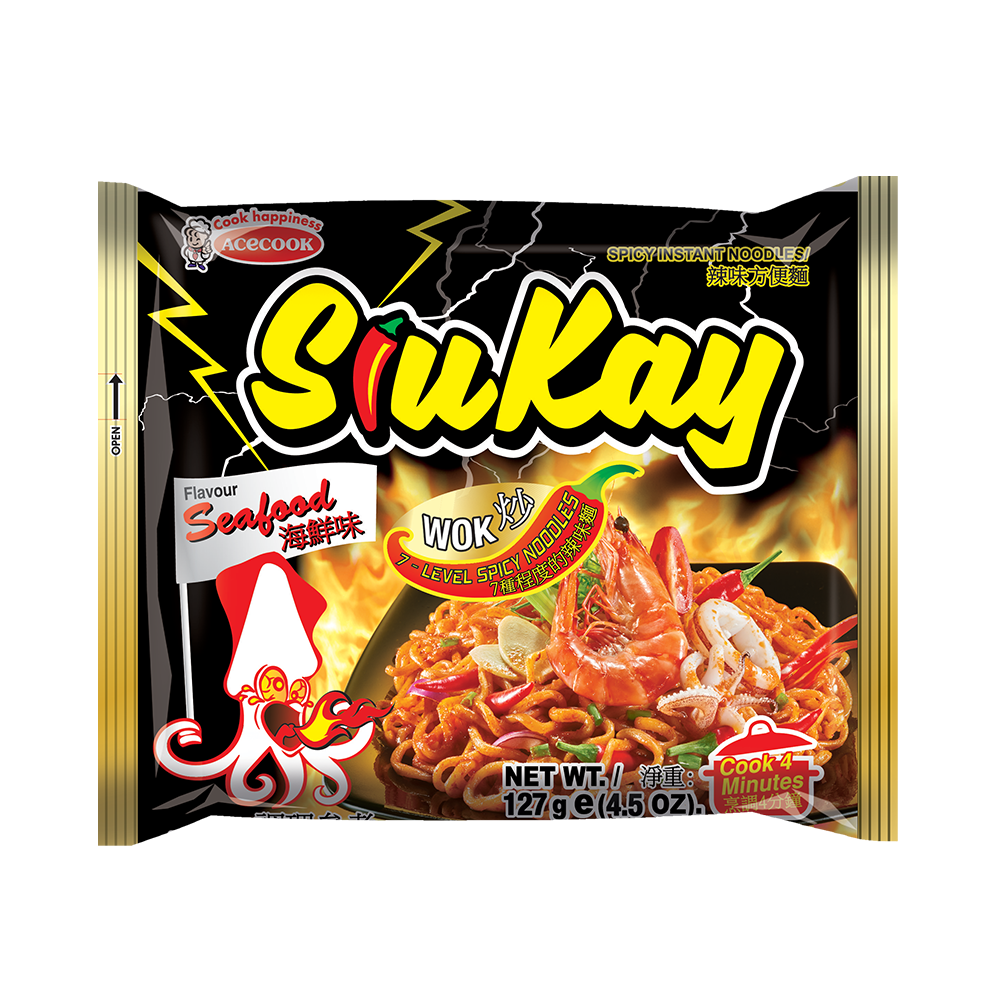SIUKAY Instant Noodles Seafood Flavor 127g