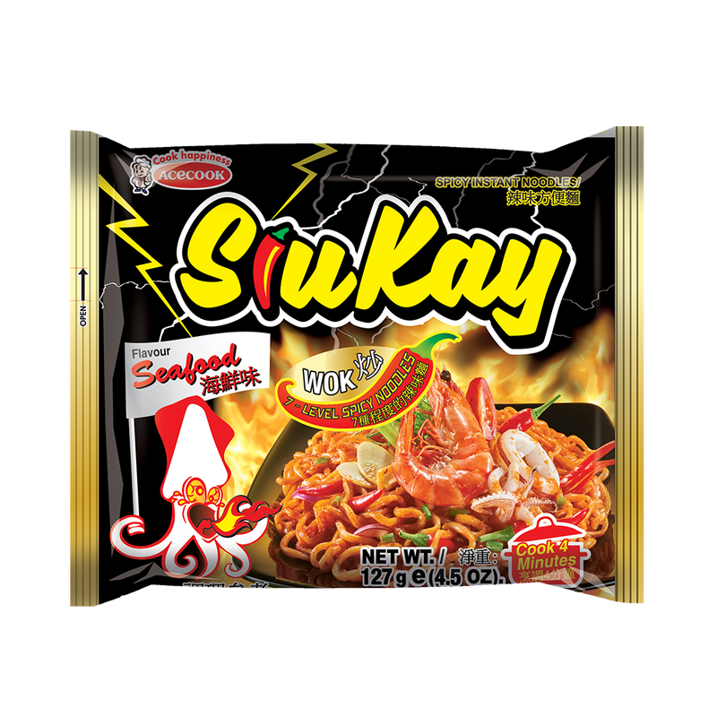 SIUKAY Instant Noodles Seafood Flavor 127g