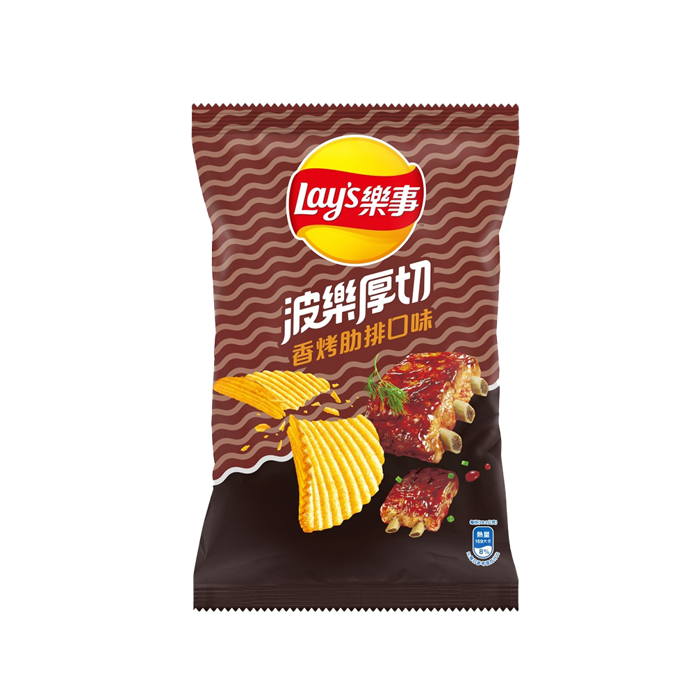 LAY's Ridged Crips - Grilled Rib Flavor 34g