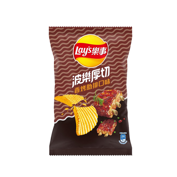 LAY's Ridged Crips - Grilled Rib Flavor 34g