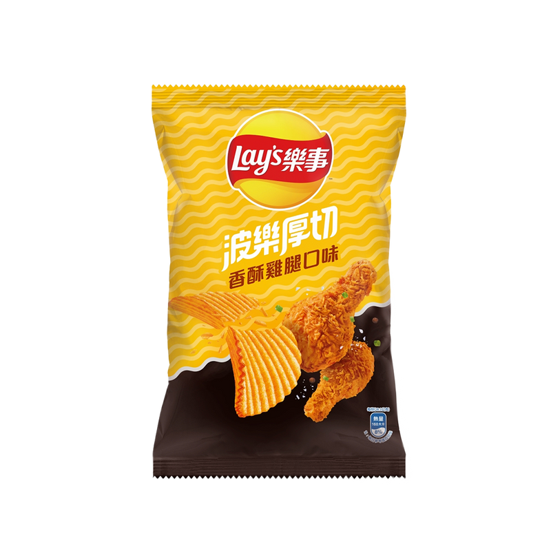 LAY's Ridged Crips - Crispy Chicken Drum Flavor 34g