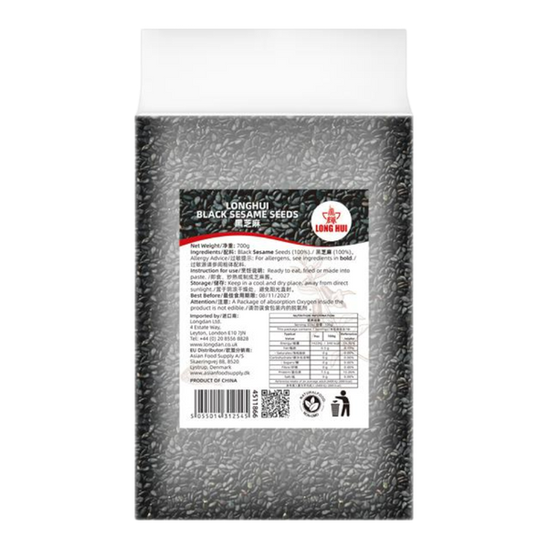 LONGHUI Vacuum-Packed Black Sesame Seeds 700g
