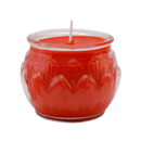 LONGDAN Nến hoa sen đỏ 6 cây