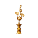 LONGDAN Aluminum Lotus Vase 9.5 Inches