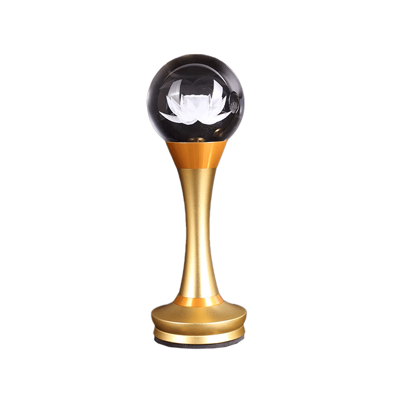 LONGDAN Crystal Lotus Rechargeable Lamp 16 Inches